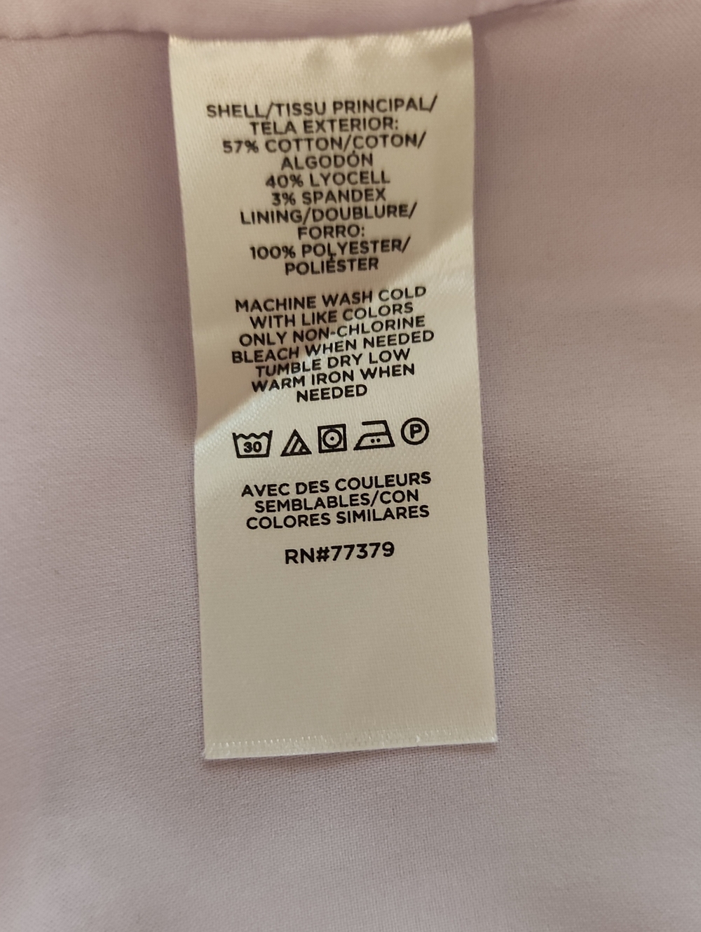 NWT Ann Taylor Light Lavender Double-Breasted Blazer SZ 12P - Picture 8 of 8
